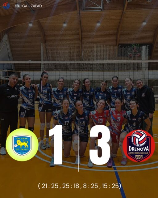 SENIORKE-PRVA EKIPA Pobjeda u gostima!Naše seniorke vraćaju se kući s pobjedom protiv ekipe @ok_umag rezultatom 3:1! 💪🏼Iako je u drugom setu malo pala koncentracija, naše djevojke brzo su se vratile u svoj ritam i pokazale borbenost do samog kraja. 👏🏼Čestitke našim igračicama i trenerima!